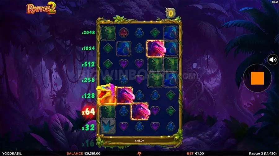Hand holding smartphone with gaming app