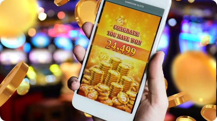 Live dealer presenting a game